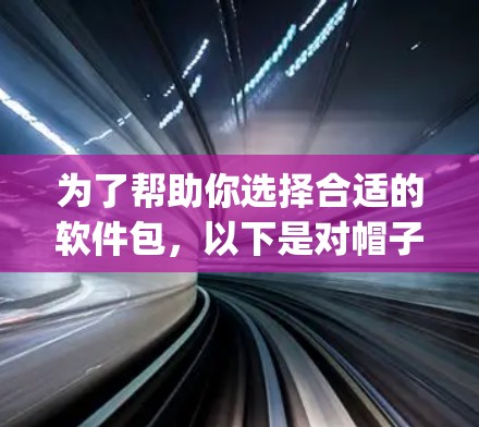 为了帮助你选择合适的软件包，以下是对帽子vpn和百度云的详细分析和推荐