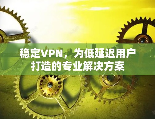 稳定VPN，为低延迟用户打造的专业解决方案