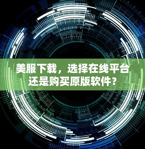 美服下载，选择在线平台还是购买原版软件？