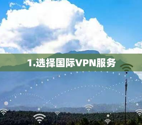 1.选择国际VPN服务