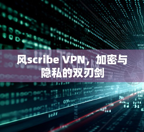 风scribe VPN，加密与隐私的双刃剑