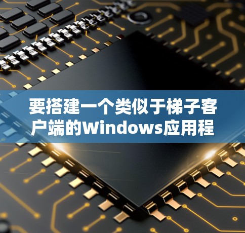 要搭建一个类似于<strong>梯子</strong>客户端的Windows应用程序，通常需要遵循以下步骤